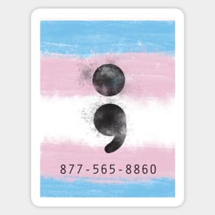 trans Suicide hotline Sticker